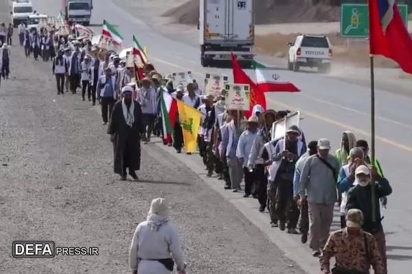 حضور چشمگیر جوانان گیلانی در کاروان پیاده مرقد امام (ره)