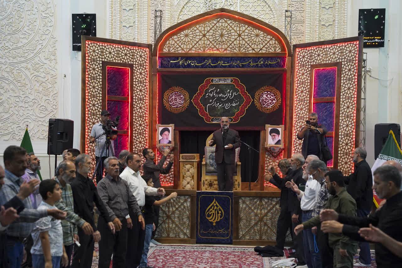 مراسم سوگواری شهادت امام محمد باقر و سالگرد ارتحال امام (ره)