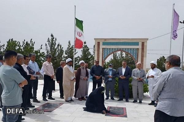 برگزاری مراسم گرامیداشت شهید «علی‌اکبر رضوی» در تایباد