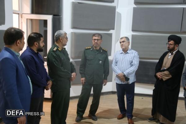 بازدید سرهنگ خواست خدایی از مرکز آفرینش‌های هنری بسیج در یاسوج +تصاویر