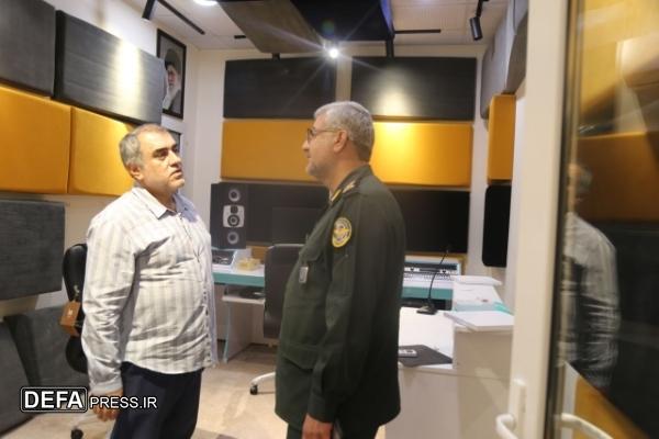 بازدید سرهنگ خواست خدایی از مرکز آفرینش‌های هنری بسیج در یاسوج +تصاویر