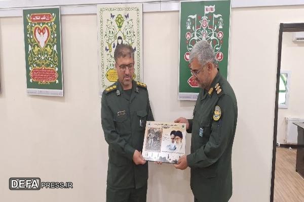 بازدید سرهنگ خواست خدایی از مرکز آفرینش‌های هنری بسیج در یاسوج +تصاویر