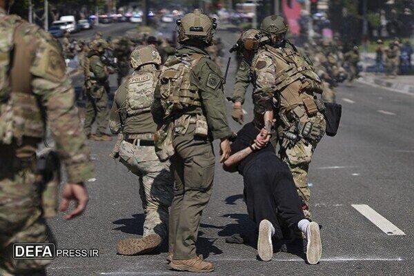 بازداشت ده‌ها تن در اعتراضات لس آنجلس علیه دولت «ترامپ»