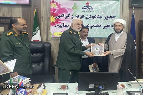 احکام هیئت امنای یادمان شهید گمنام مرکز آموزش نفت اهواز صادر شد