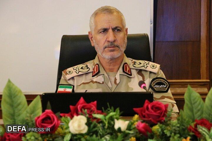 بازدید فرمانده مرزبانی فراجا از مرز‌های سیستان و بلوچستان