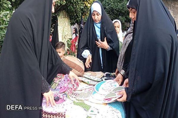 اختتامیه بازارچه فرهنگی وصنایع دستی بانوان هنرمندومادران موسسه کلام النور
