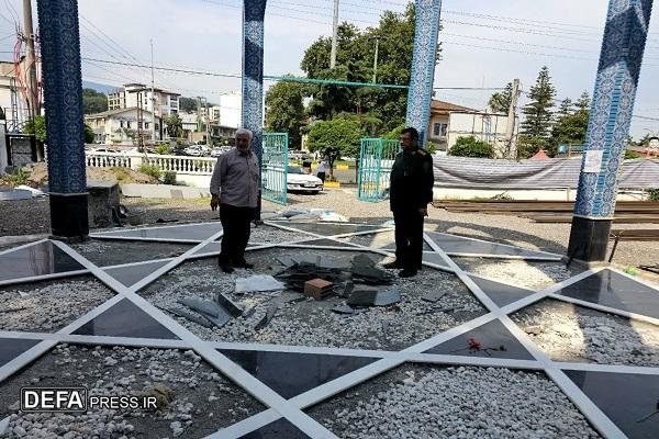 بازدید مدیرکل حفظ آثار و نشر ارزش‌های دفاع مقدس و مقاومت مازندران از محل احداث یادمان شهدای گمنام مصلی چالوس+ تصاویر