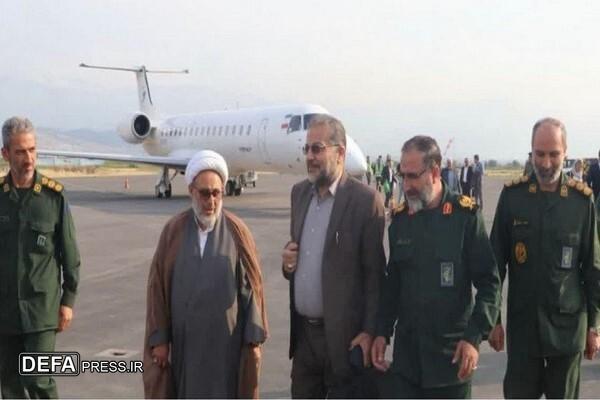 رئیس سازمان بسیج وارد گلستان شد