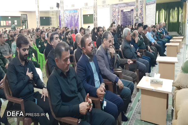 مراسم گرامیداشت خادم‌الشهداء سرگرد «عباس سپهی» در تیپ ۴۸ فتح کهگیلویه و بویراحمد+ تصاویر