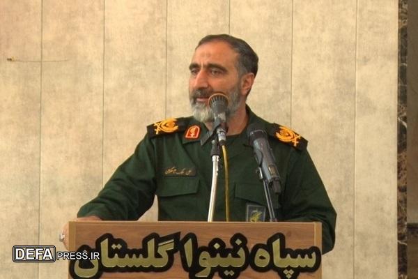 فرمانده سپاه نینوا گلستان: عقب ماندگی گلستان در بخش‌های مختلف از دغدغه های بسیج بود