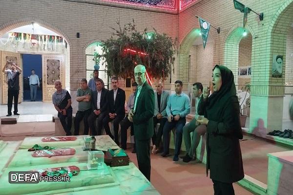 ادای احترام تیم کشتی ناشنوایان مازندران به یادمان شهدای گمنام موزه دفاع مقدس و مقاومت مازندران+ تصاویر