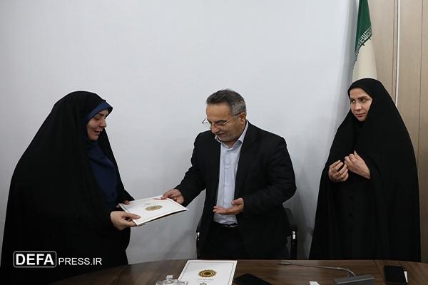 آئین تکریم و معارفه مدیرکل امور بانوان و خانواده استانداری خوزستان برگزار شد