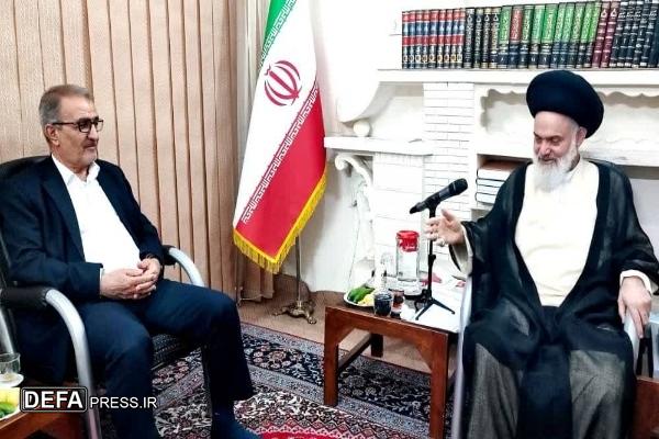 استاندار کهگیلویه و بویراحمد با «آیت‌الله حسینی بوشهری» دیدار کرد