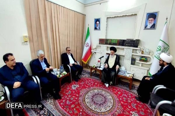 استاندار کهگیلویه و بویراحمد با «آیت‌الله حسینی بوشهری» دیدار کرد