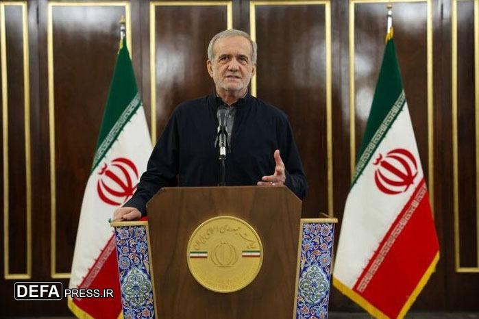 پزشکیان:پاسخ قدرتمند ایران دشمن را از اقدام خود پشیمان می‌کند
