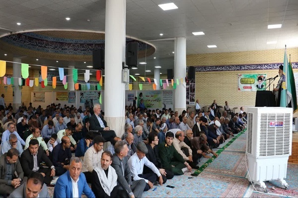 تصاویر/ اقامه نماز جمعه در شهرستان ایوان 