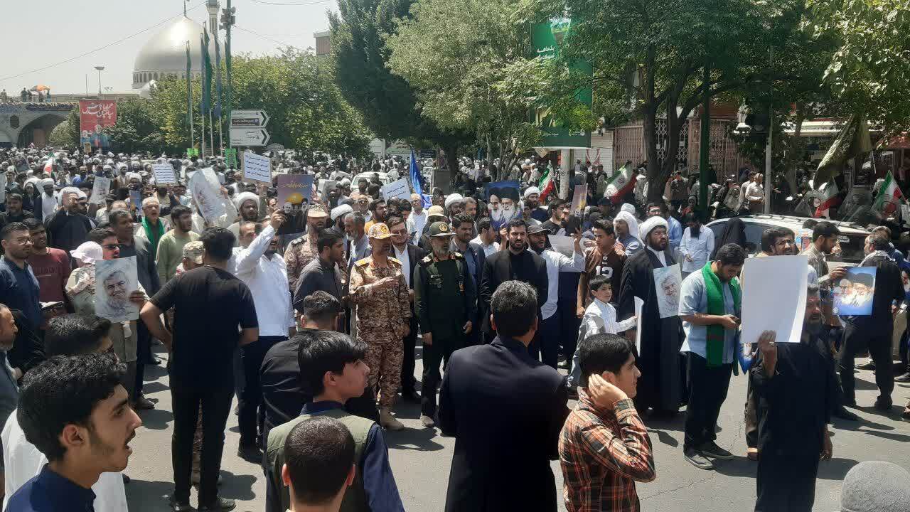 تصاویر/ خروش انقلابی مردم قم در محکومیت تجاوزات رژیم صهیونیستی