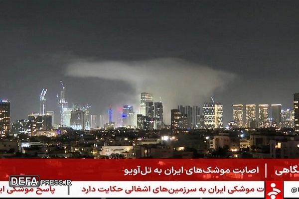 پاسخ موشکی ایران به تجاوز رژیم صهیونیستی