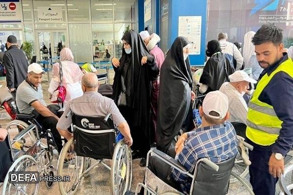 بازگشت کاروان ویژه جانبازان از حج تمتع به میهن اسلامی