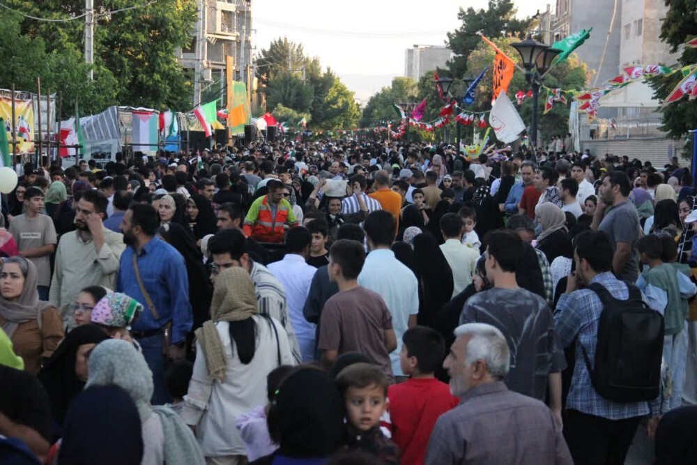 تصاویر/جلوه‌ای از مراسم باشکوه اقتدار غدیریون در خراسان‌شمالی