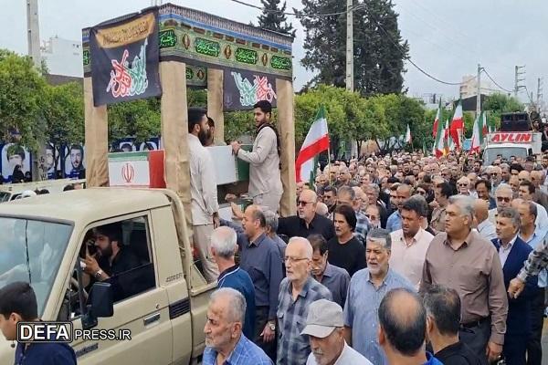 تشییع پیکر پاک دانشمند شهید بابلی+ فیلم