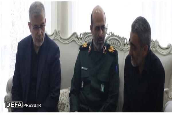 دیدار استاندار البرز، مشاور رئیس بنیاد حفظ آثار و نشر ارزش‌های دفاع مقدس کشور و فرمانده سپاه امام حسن مجتبی (علیه السلام)