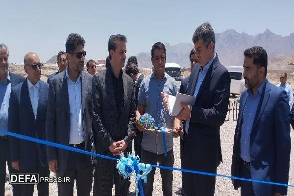 افتتاح بند خاکی رودخانه کوه کاسه تفت با حضور استاندار