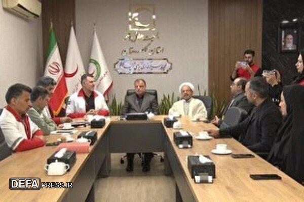 آمادگی کامل هلال احمر گلستان برای پشتیبانی و امداد رسانی به استان‌های شمالی