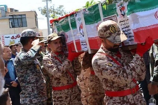 تشییع پیکر «شهیده صادق زاده» در دامغان