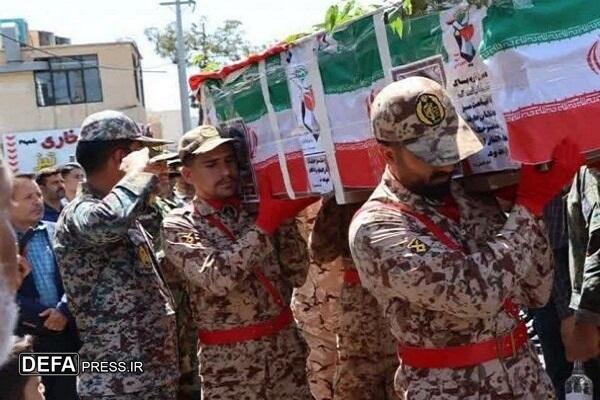 تشییع پیکر «شهیده صادق زاده» در دامغان