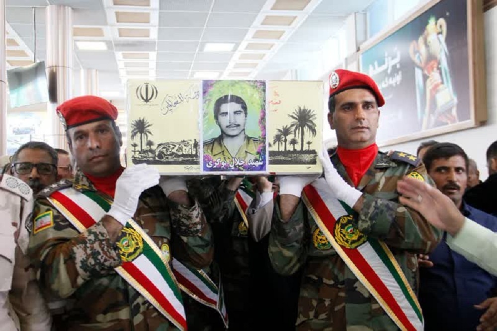 تصاویر / استقبال از پیکر مطهر شهید جلال نوکری در زاهدان
