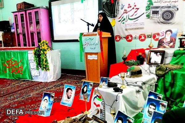 فاطمه بصیری‌پور مسئول بسیج جامعه زنان سپاه انصارالرضا (ع) خراسان‌جنوبی