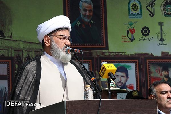 حجت الاسلام والمسلمین روحانی فر: امروز ایران خیمه‌گاه امام حسین (ع) است/ فتح خرمشهر تحقق وعده الهی بود