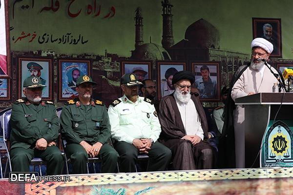 صبحگاه مشترک نیروهای مسلح استان البرز به مناسبت سوم خرداد برگزار شد +  تصاویر