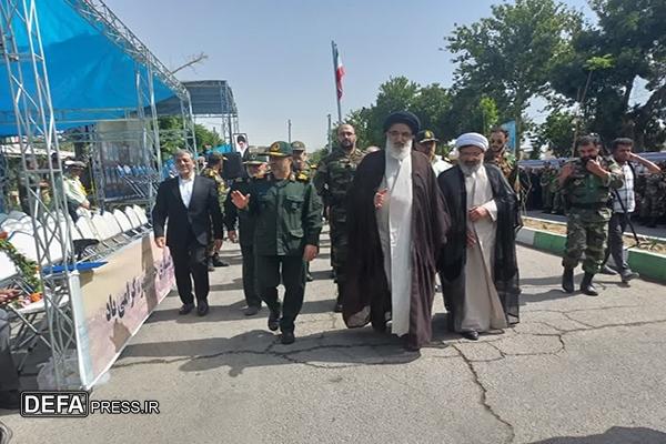 صبحگاه مشترک نیروهای مسلح استان البرز به مناسبت سوم خرداد برگزار شد +  تصاویر