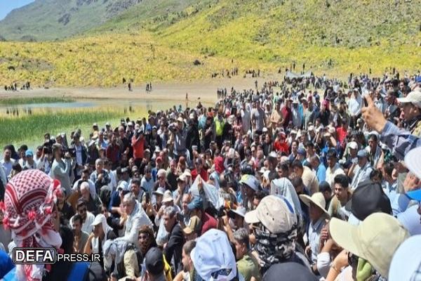 . همایش پیاده‌روی به مناسبت آزادسازی خرمشهر در کوه گل سی سخت برگزار شد