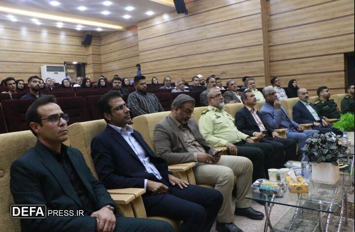 مراسم گرامیداشت سالروز آزادسازی خرمشهر در اداره کل راه و شهرسازی سیستان و بلوچستان برگزار شد