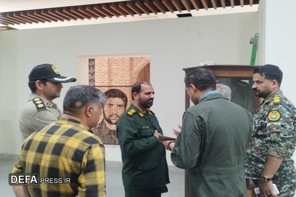 بازدید جمعی از اُمرا از باغ‌موزه دفاع مقدس و مقاومت استان یزد