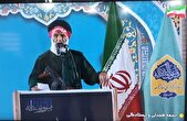حضور خیل کفن پوشان در صف نماز جمعه اهواز+ عکس