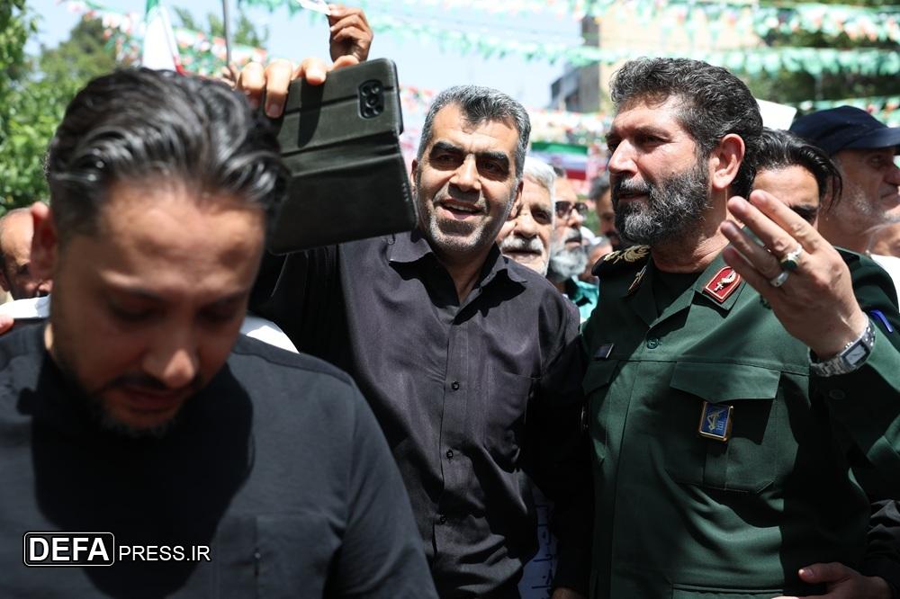 حضور فرماندهان سپاه در راهپیمایی سراسری «جمعه خشم و نصر»