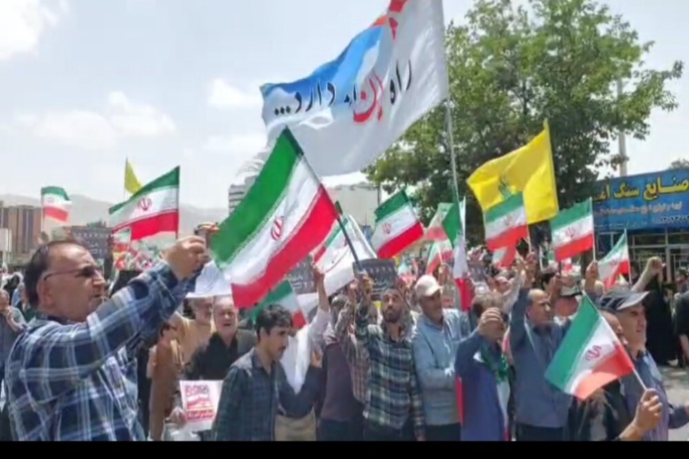 فیلم/ حضور پرشور مردم اراک در راهپیمایی جمعه خشم و نصر
