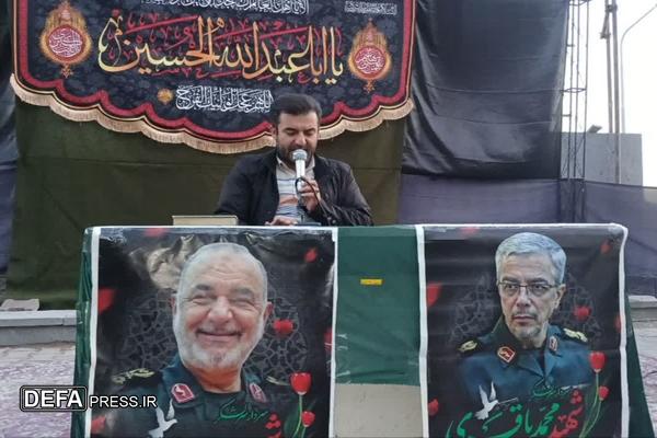 گرامیداشت هفتمین روز شهادت مدافعین وطن در اردبیل
