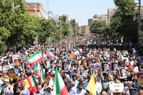 قدردانی نماینده ولی فقیه و استاندار آذربایجان غربی از حضور عظیم مردم در راهپیمایی خشم و نصر