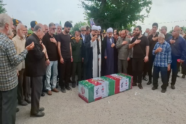 تشییع پیکر مطهر پرسنل فراجا در رشت