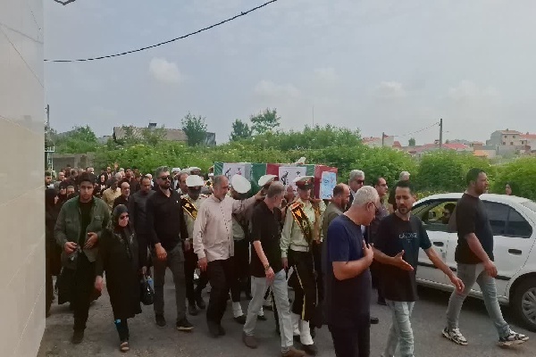 تشییع پیکر مطهر پرسنل فراجا در رشت