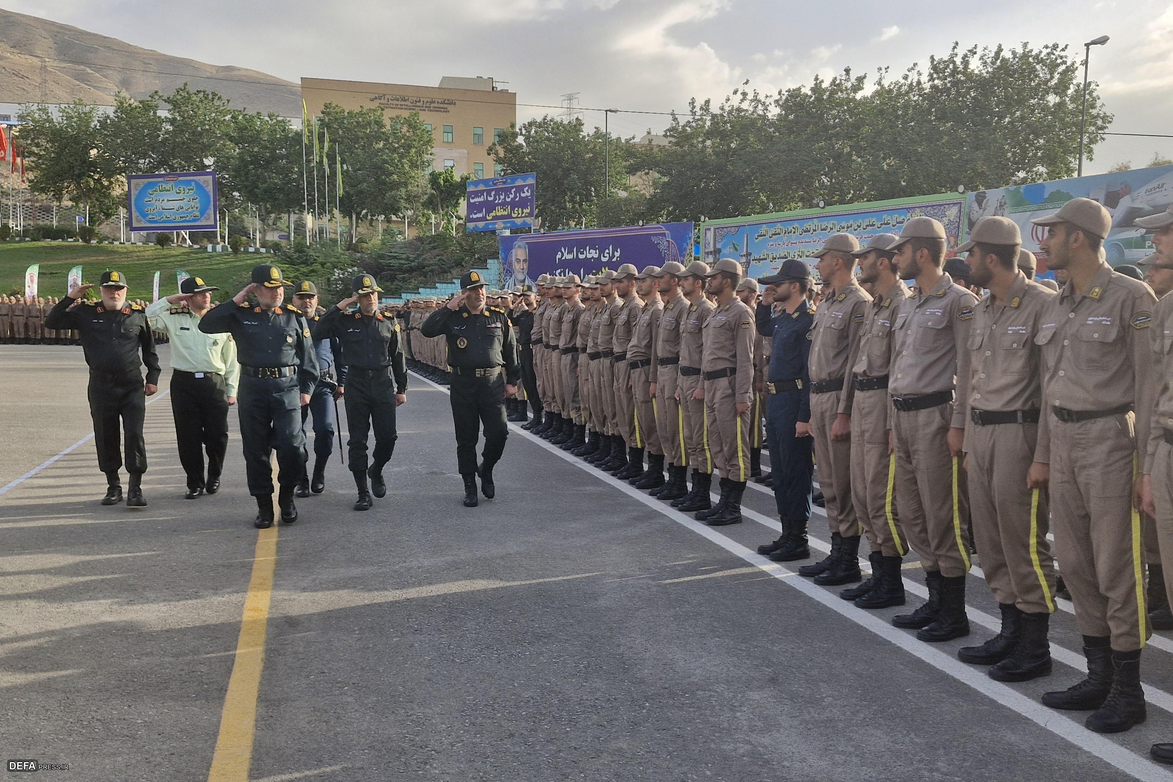 مراسم صبحگاه در دانشگاه افسری پلیس امام حسن (ع) برگزار شد