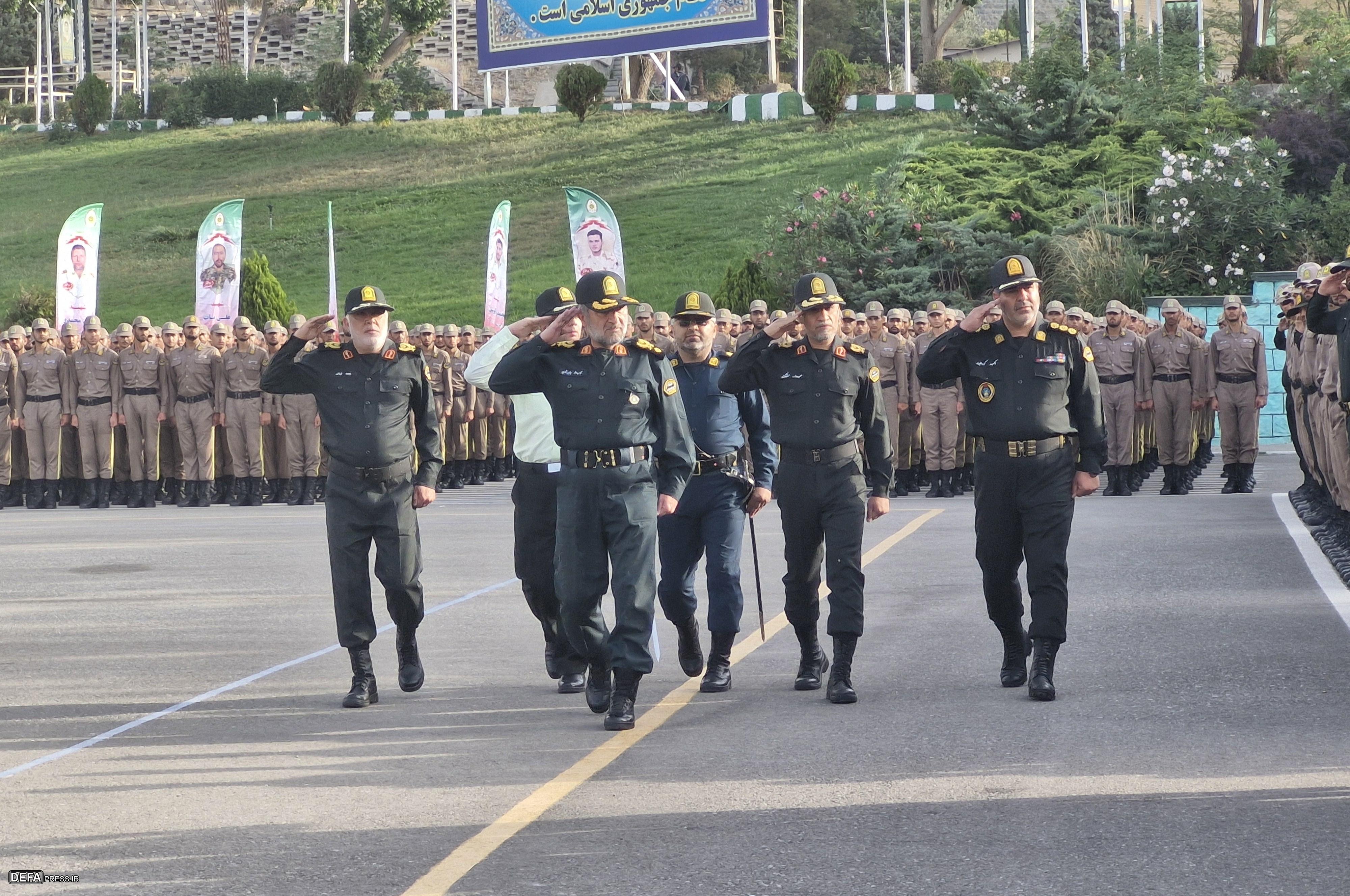 مراسم صبحگاه در دانشگاه افسری پلیس امام حسن (ع) برگزار شد