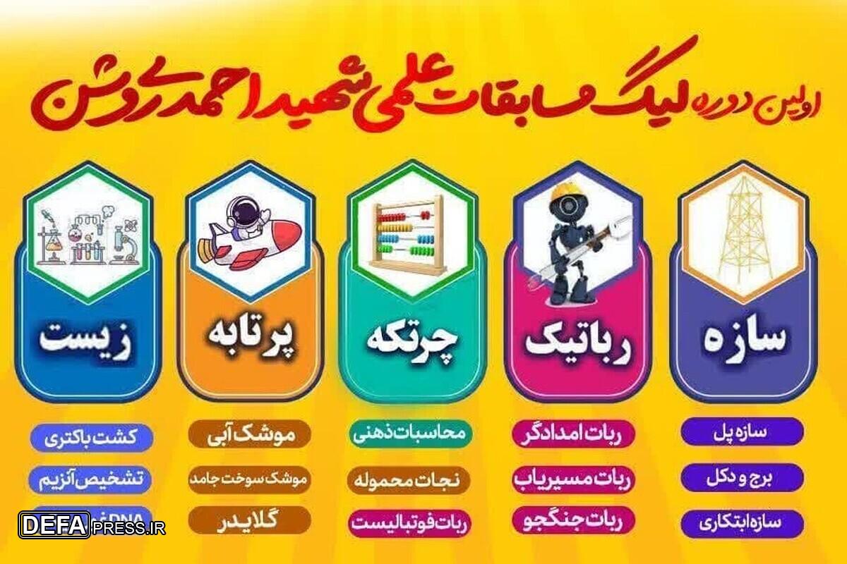 برگزاری اولین دوره لیگ مسابقات علمی شهید احمدی روشن