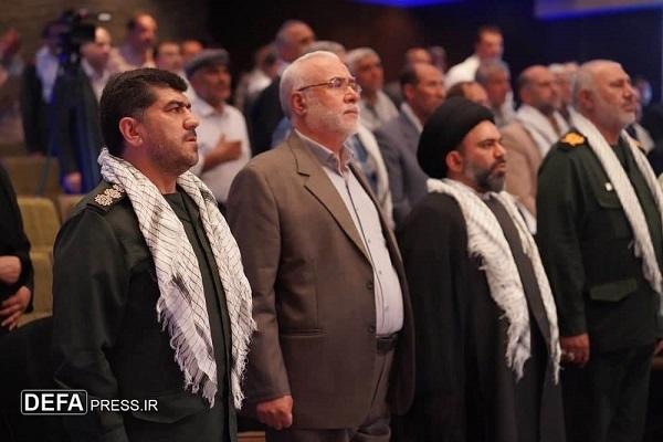 آیین نکوداشت نقش آفرینان عملیات بیت المقدس در شهرکرد برگزار شد