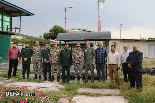 دیدار فرمانده پدافند هوایی مازندران با خانواده شهید «اسماعیل‌زاده»+ تصاویر